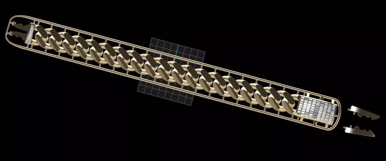 bracalet gurmet cuban zincir  3D model_0