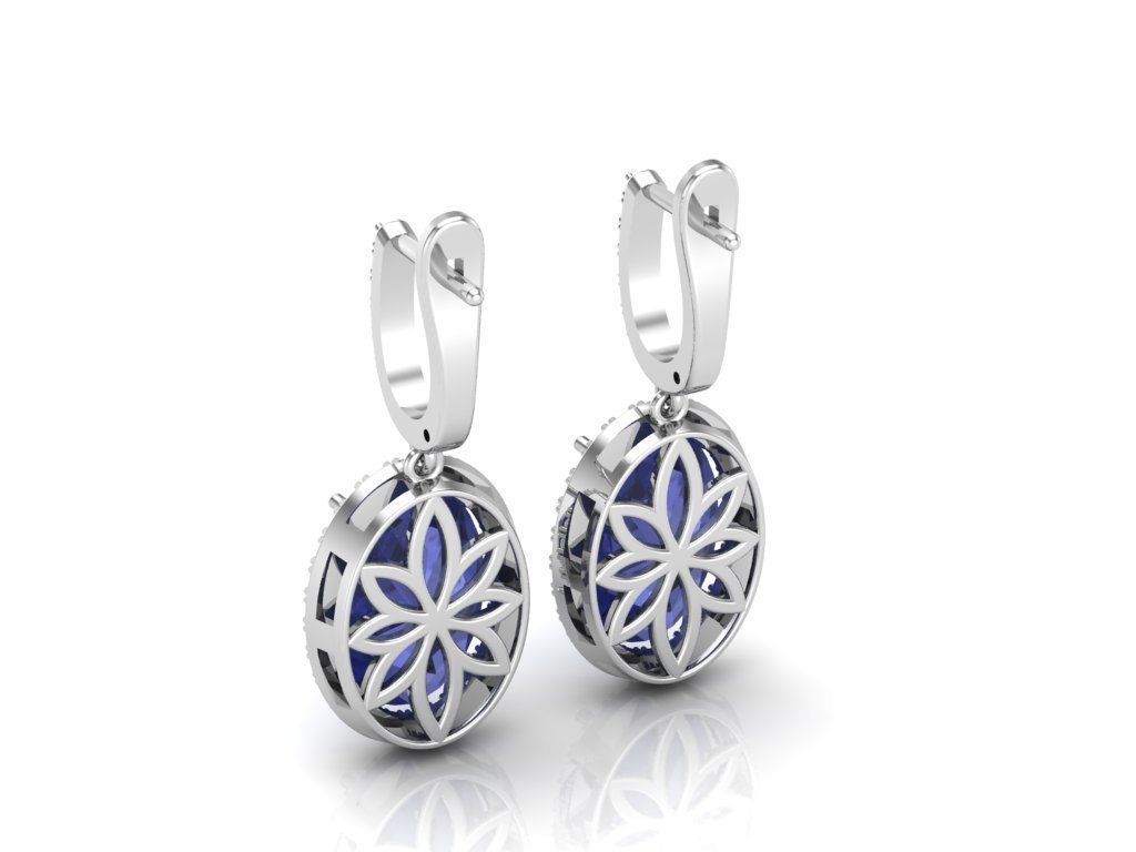 earrings 3D print model_2