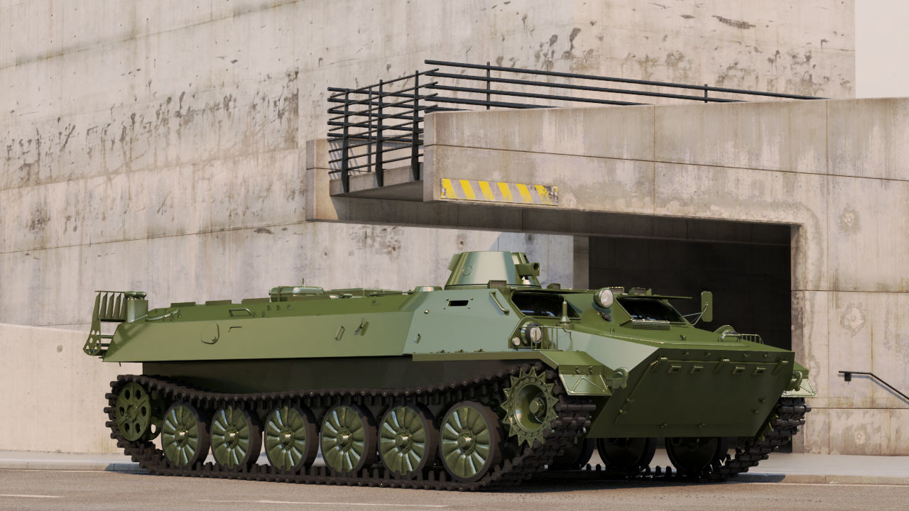 MTLB apc 3D model_5