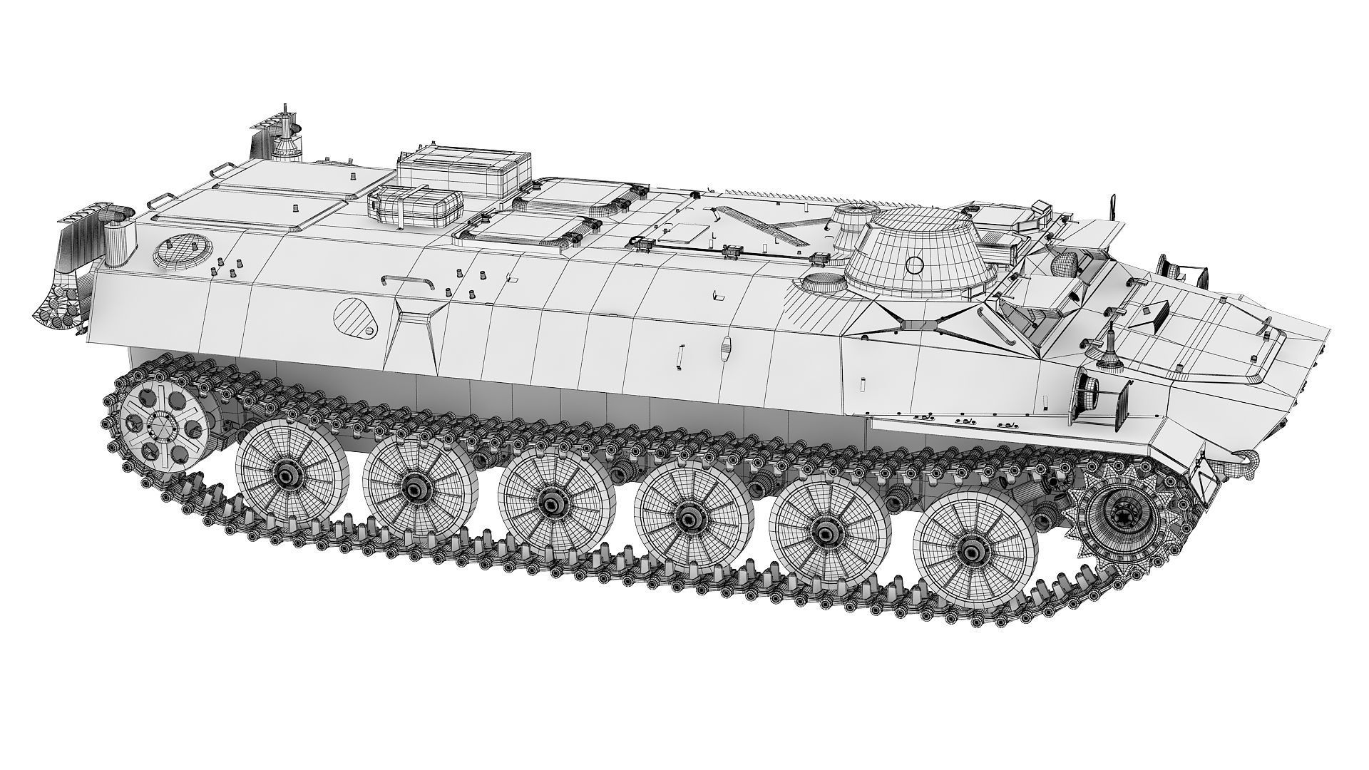 MTLB apc 3D model_45