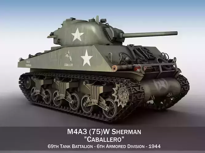 M4A3 75mm - Sherman - Caballero