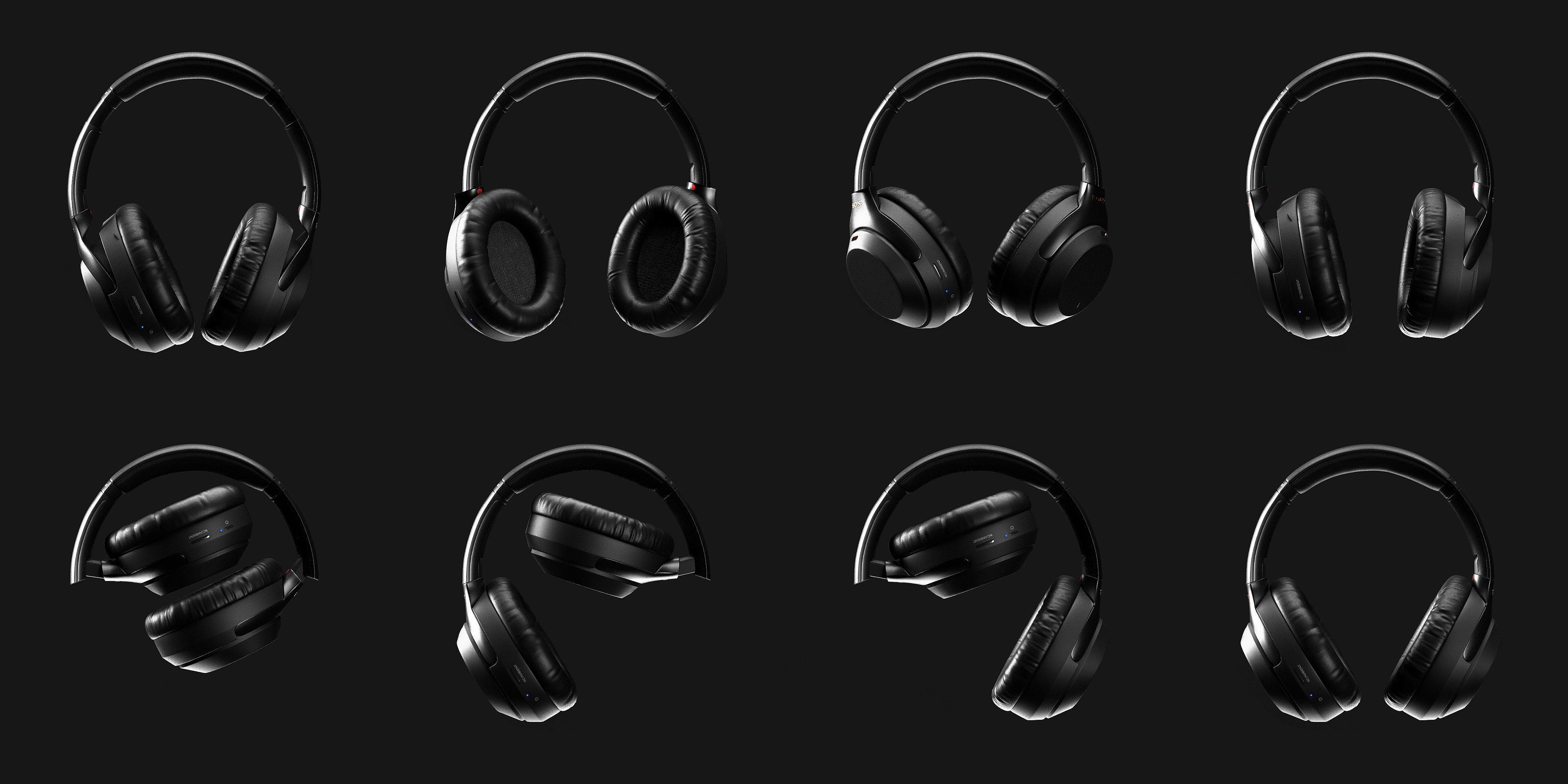 Sony Headphones WH 1000X M3 3D model_15