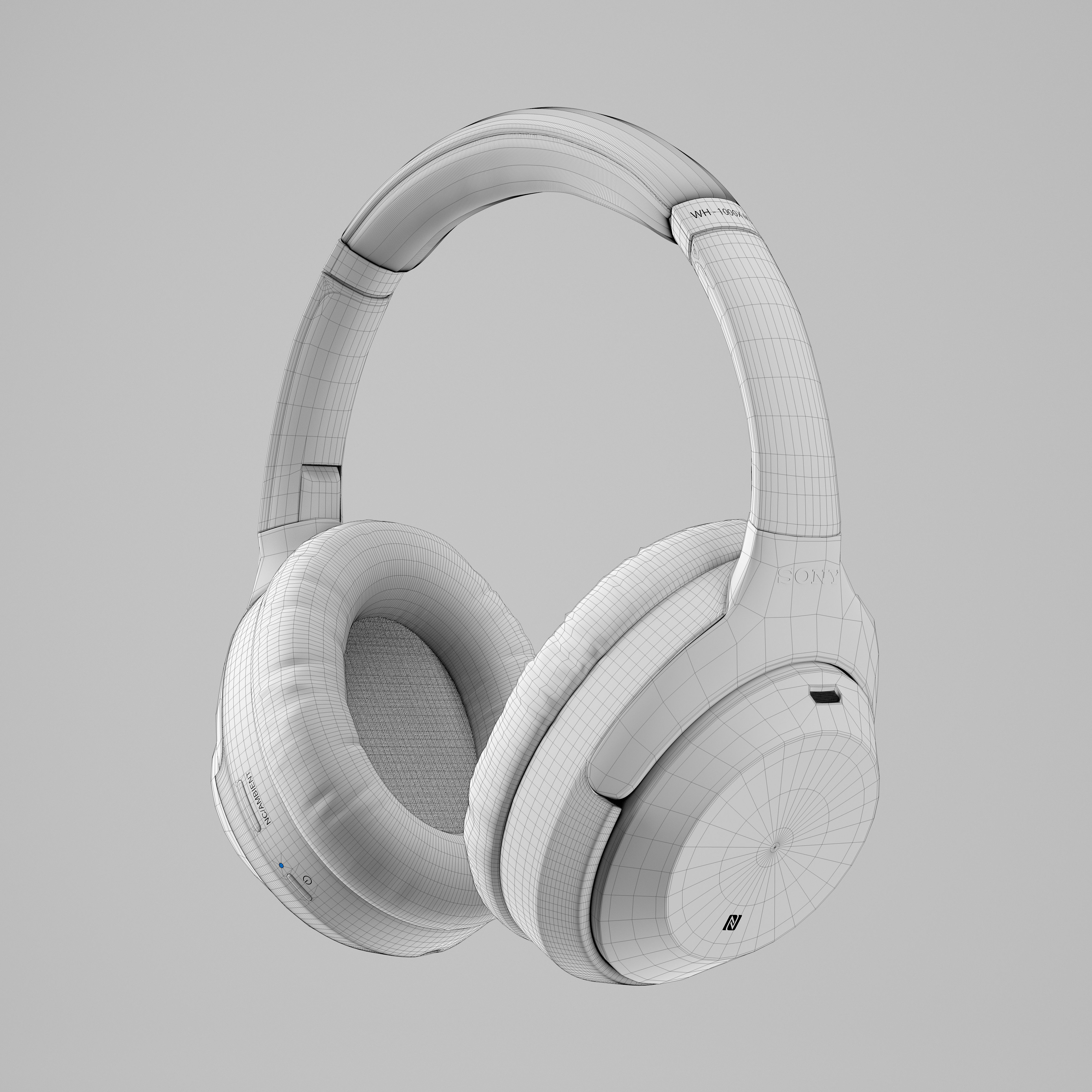 Sony Headphones WH 1000X M3 3D model_10