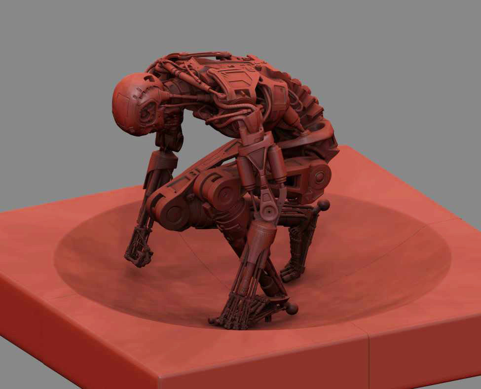 Terminator T800 T2 Arrival High Detal 3D print model_3