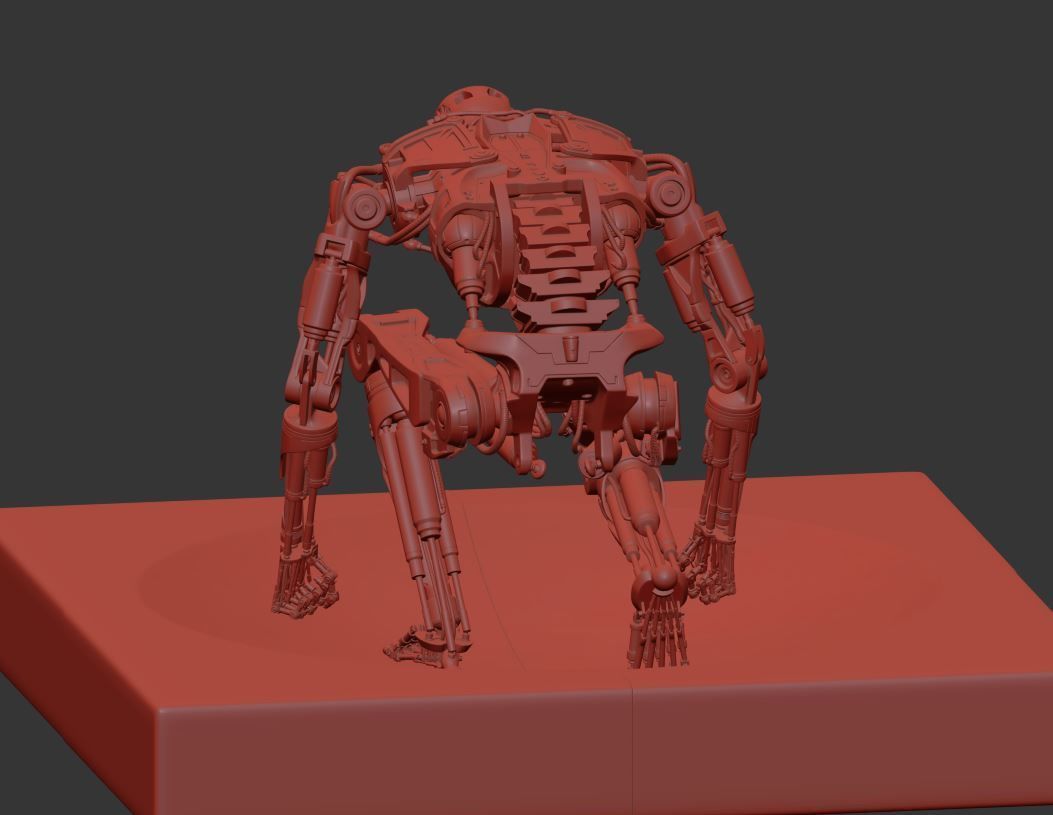 Terminator T800 T2 Arrival High Detal 3D print model_20