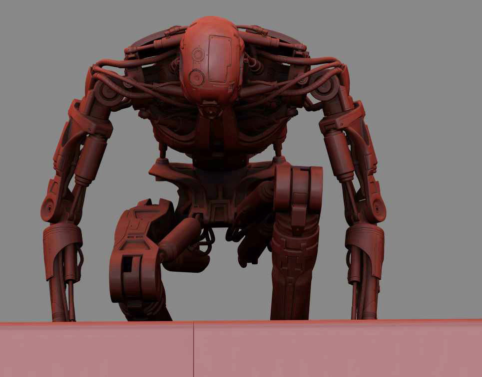 Terminator T800 T2 Arrival High Detal 3D print model_13