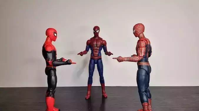 Marvel Legends Spider-Man Pointing Hands 3D print model