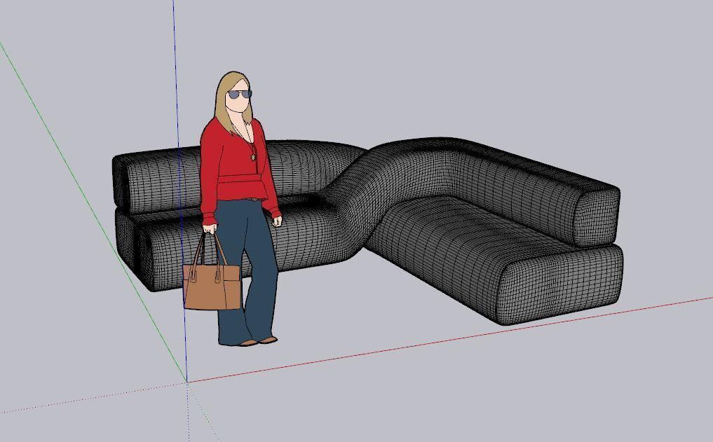 Twist Sofa 3D model_4