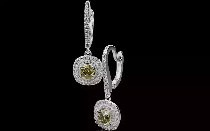 Drop Earrings 0088 3D print model