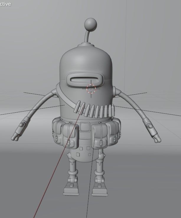 PBR game ready character 3D model_2