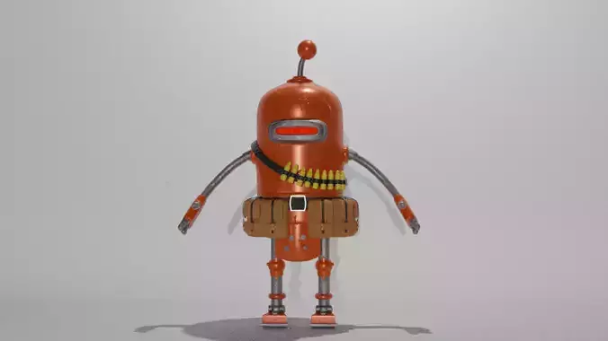 PBR game ready character 3D model