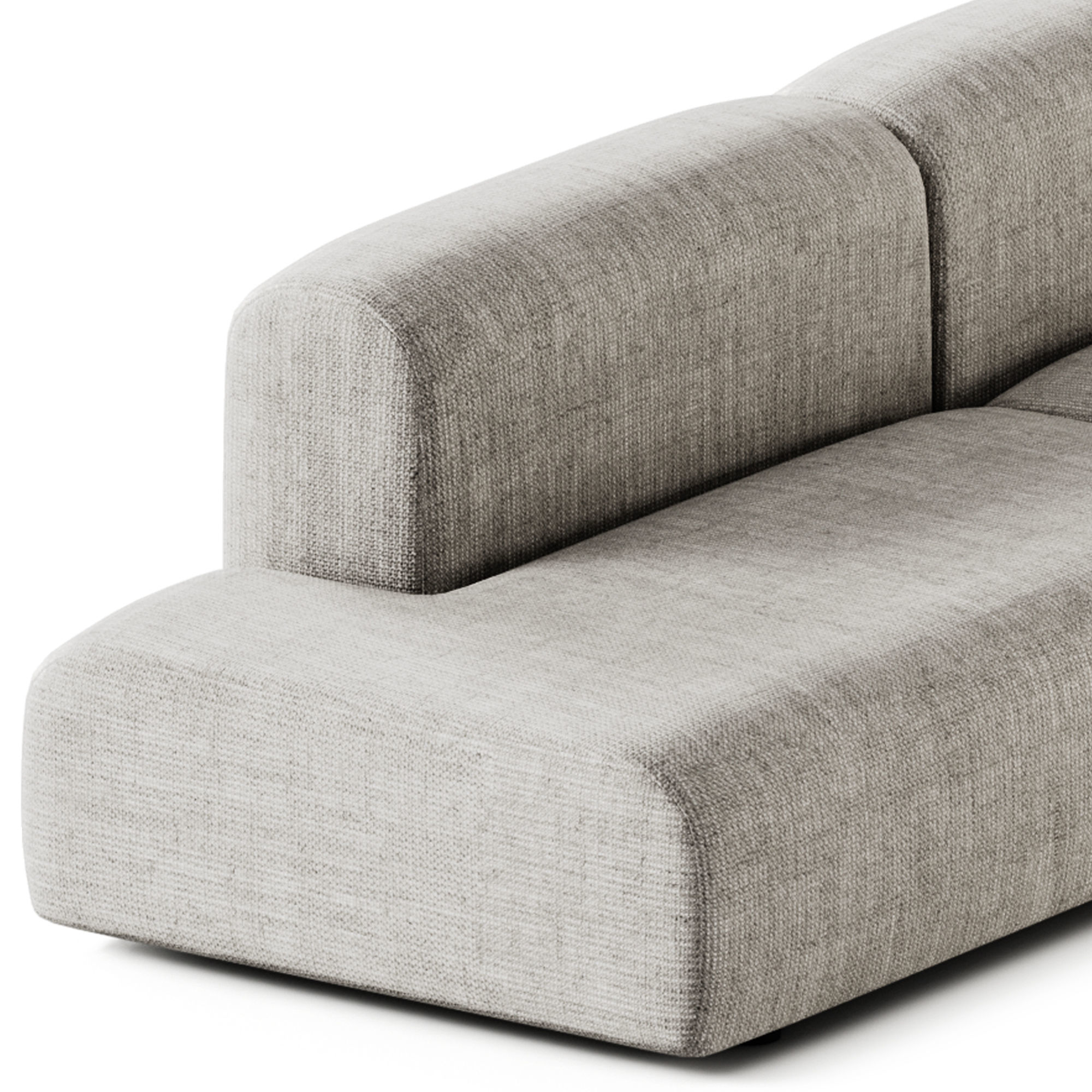 Hay Mags Soft Sofa 3 Seater Combination 3D model_3