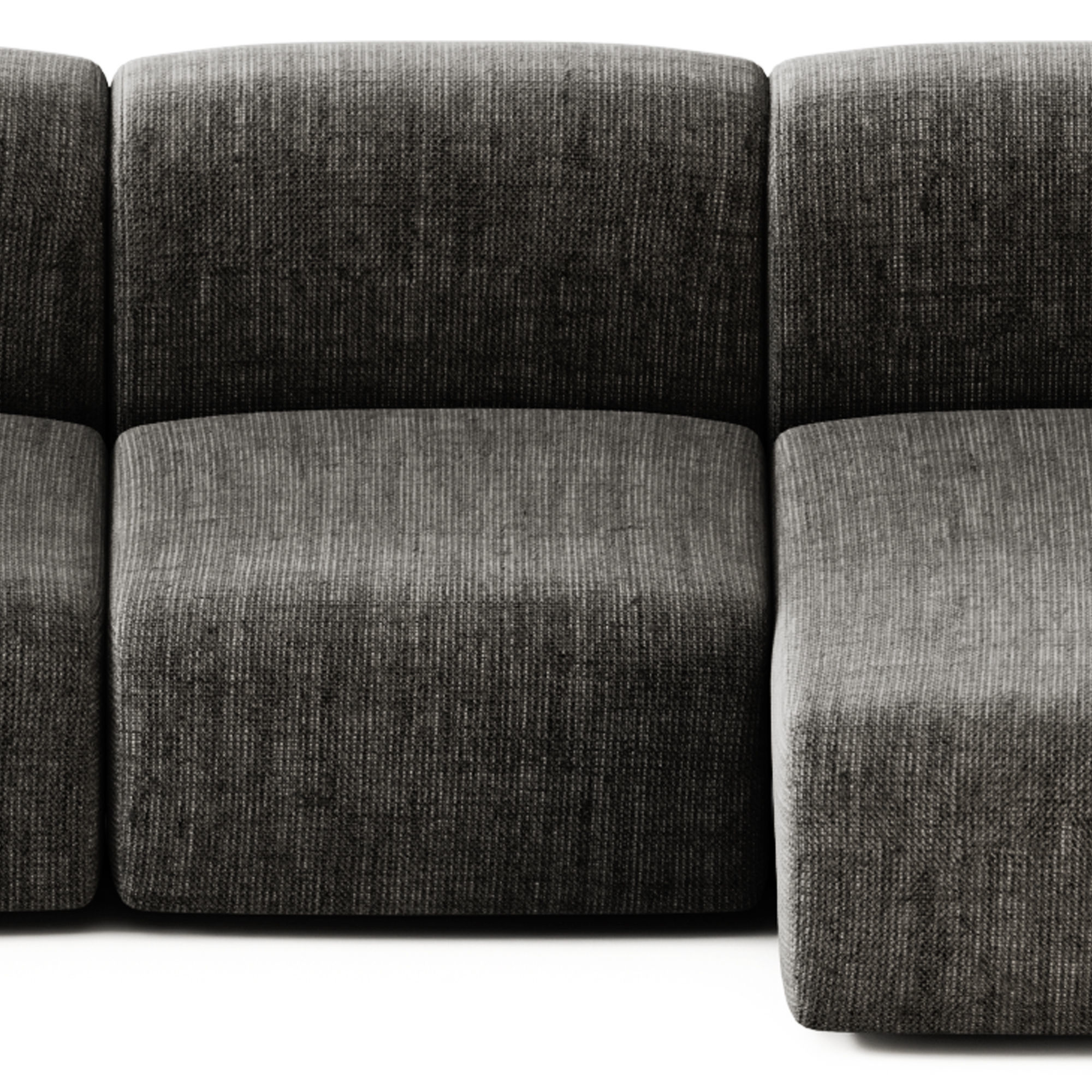 Hay Mags Soft Sofa 3 Seater Combination 3D model_2