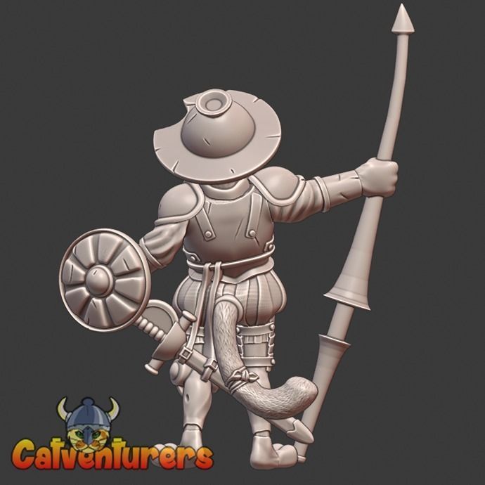 Don Whiskerote  3D print model_5