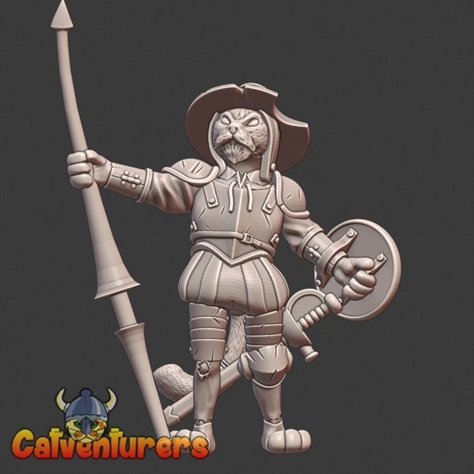 Don Whiskerote  3D print model_2