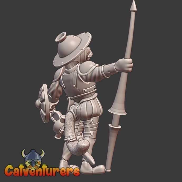 Don Whiskerote  3D print model_4