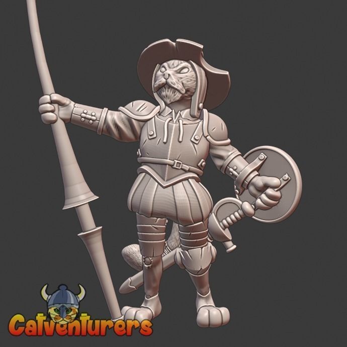 Don Whiskerote  3D print model_1
