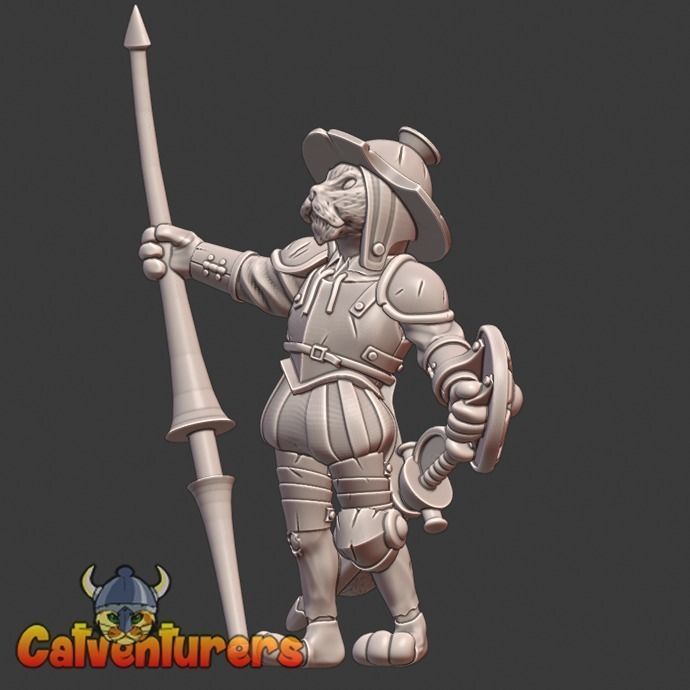 Don Whiskerote  3D print model_3