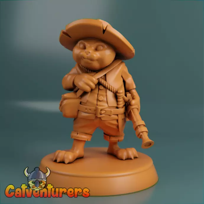 Halfling Cat 3D print model
