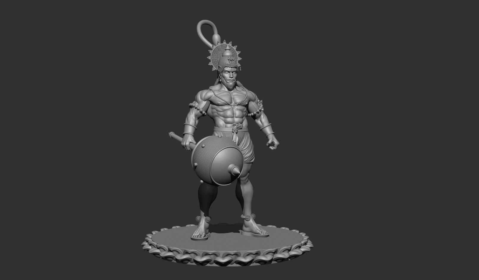 Hanuman ji 3D print model_7