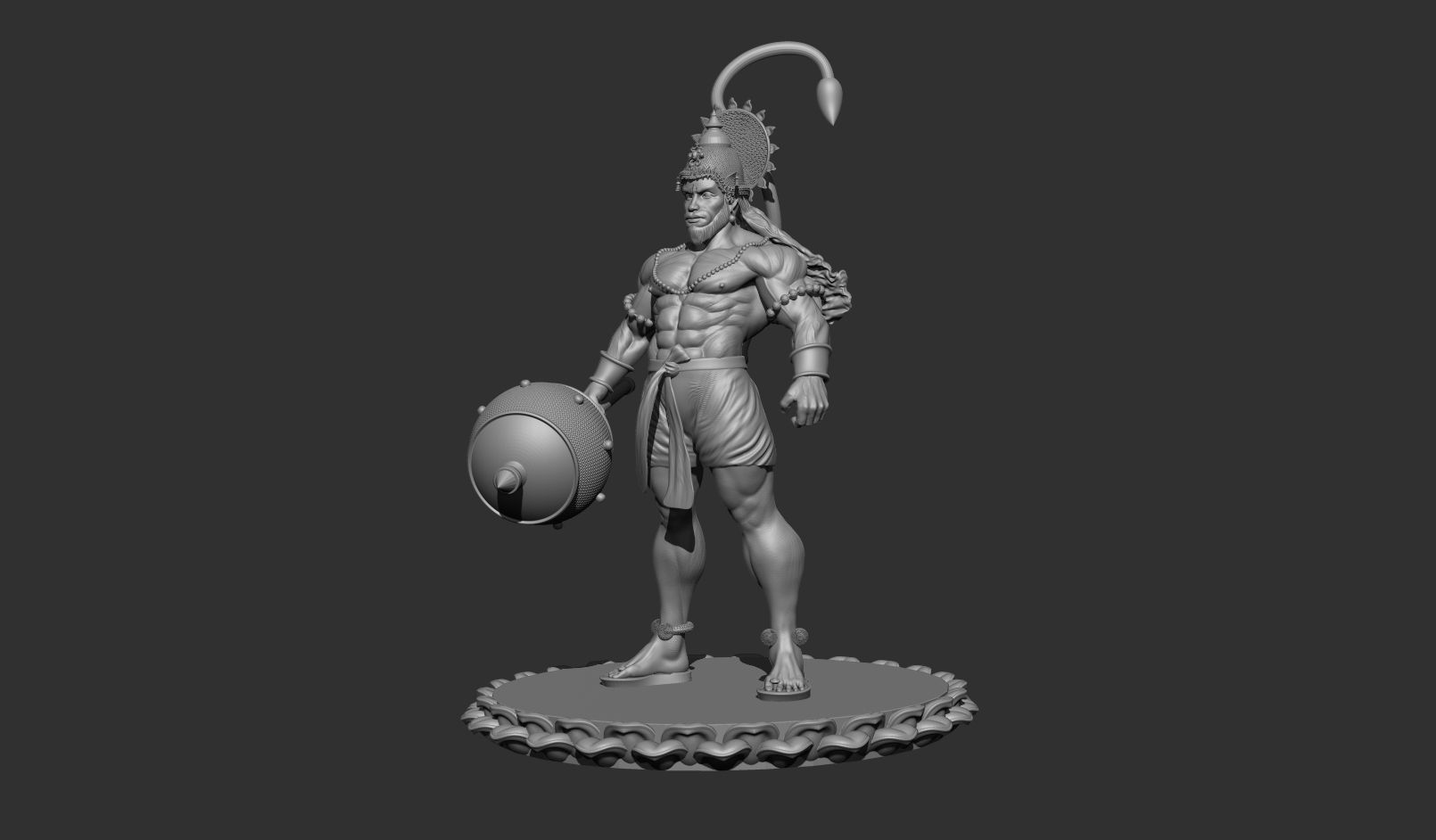 Hanuman ji 3D print model_8