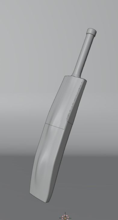 Cricket Bat Leather Rashid Khans Camel bat 3D Blender Low-poly 3D model_5