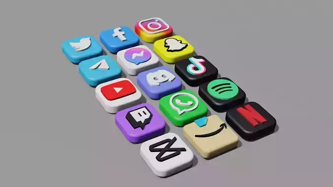 3D Apps Icons