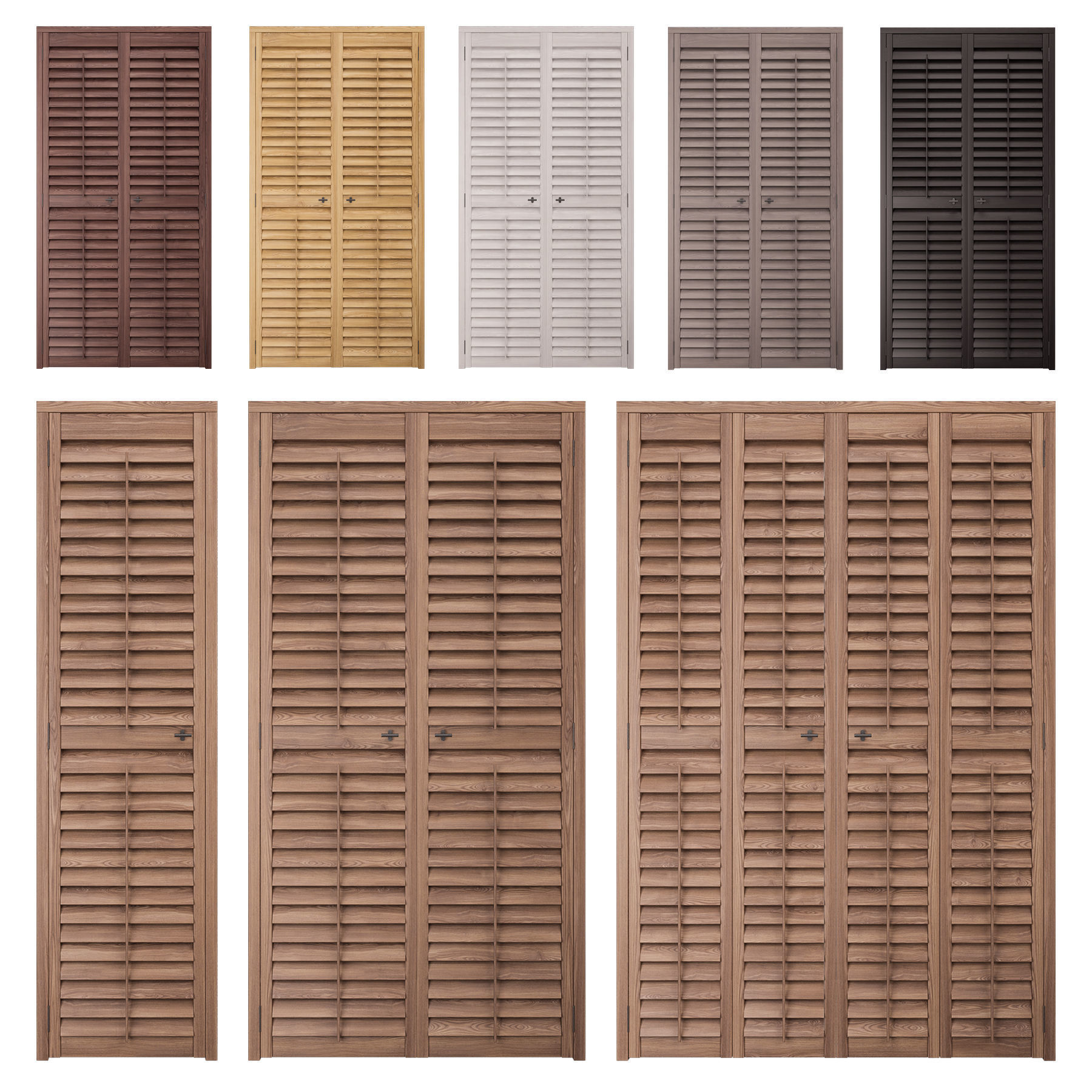 Shutters Doors 3 3D model_1