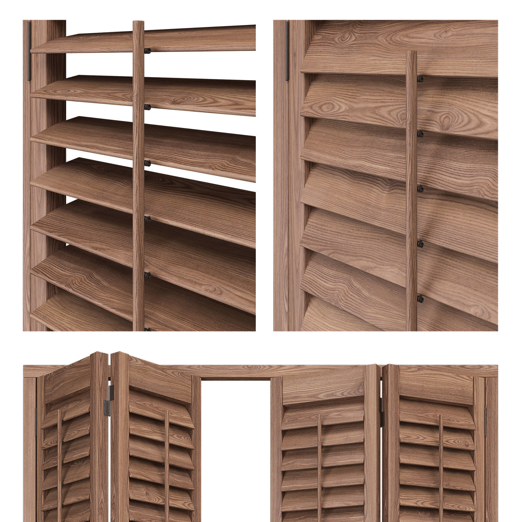 Shutters Doors 3 3D model_5