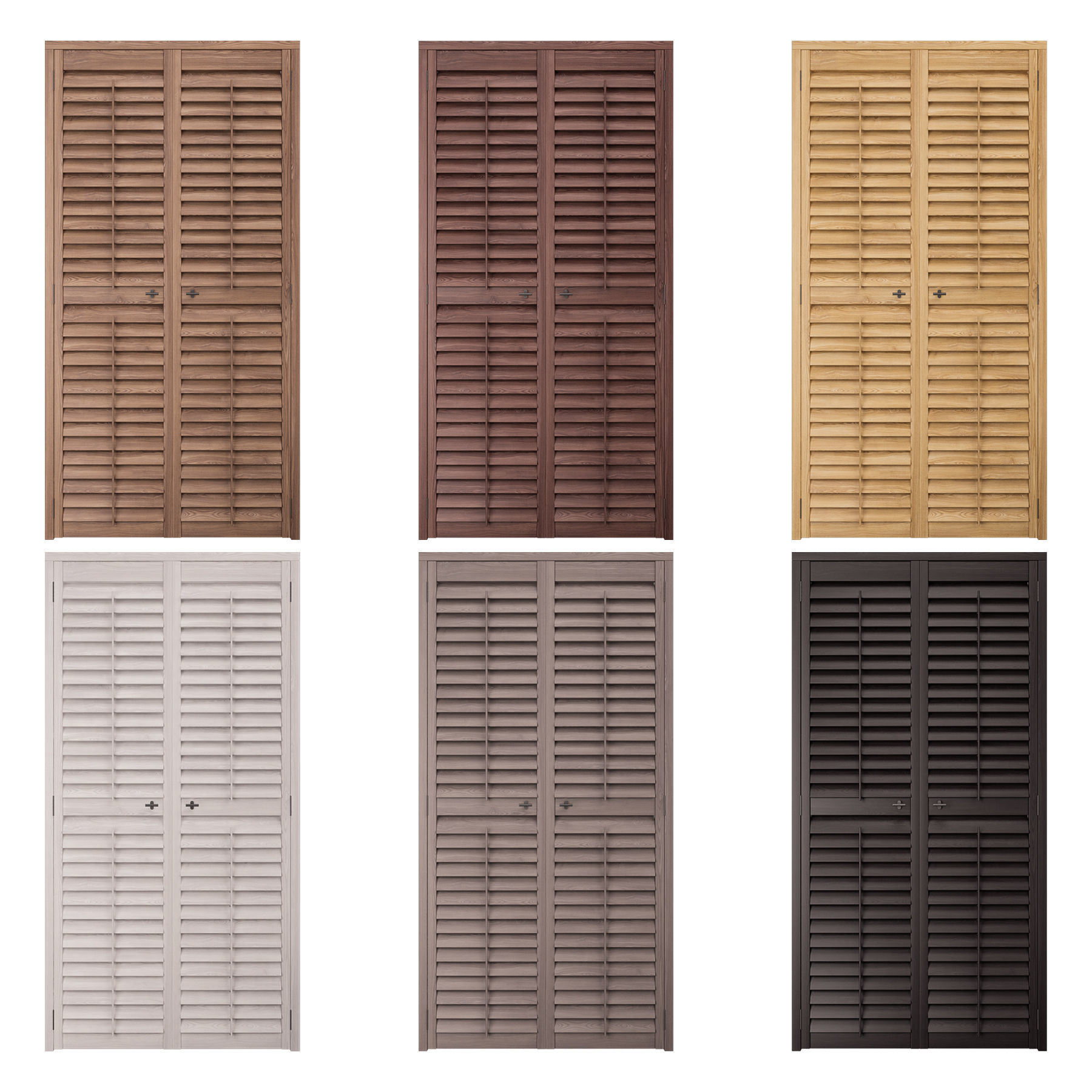 Shutters Doors 3 3D model_2