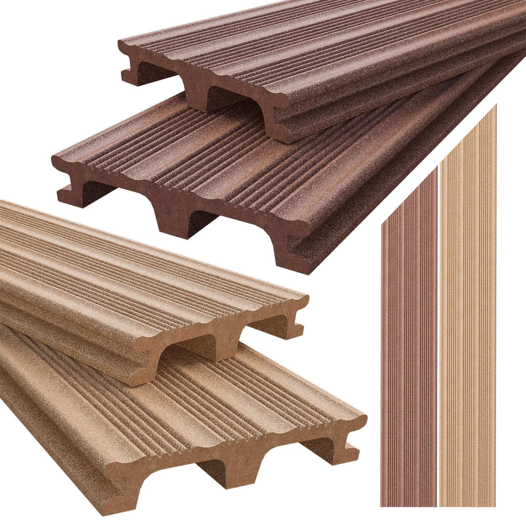 Decking EasyDeck Trend 3D model_2