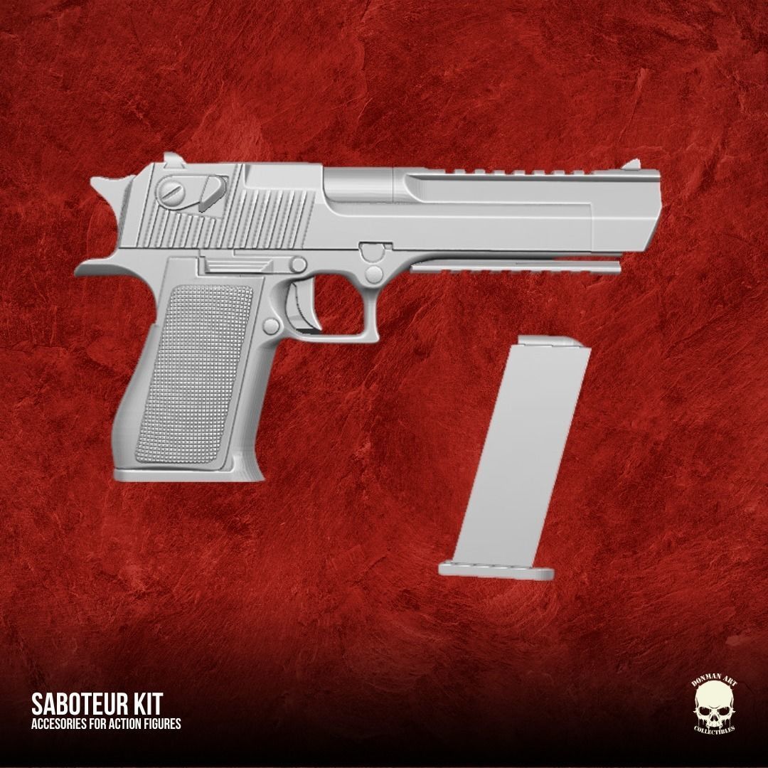 Saboteur Kit 3D printable files for Action Figures 3D print model_5