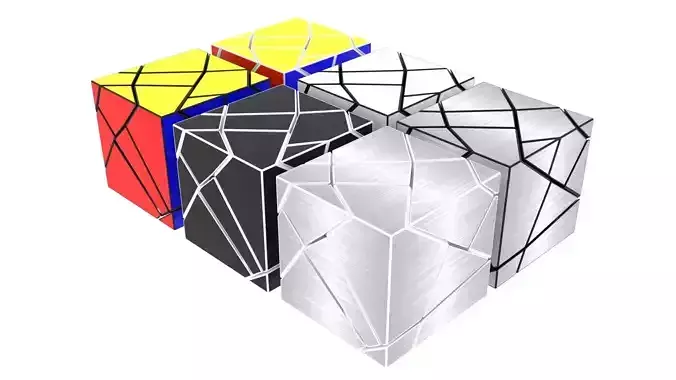 Ghost Cubes 3D model