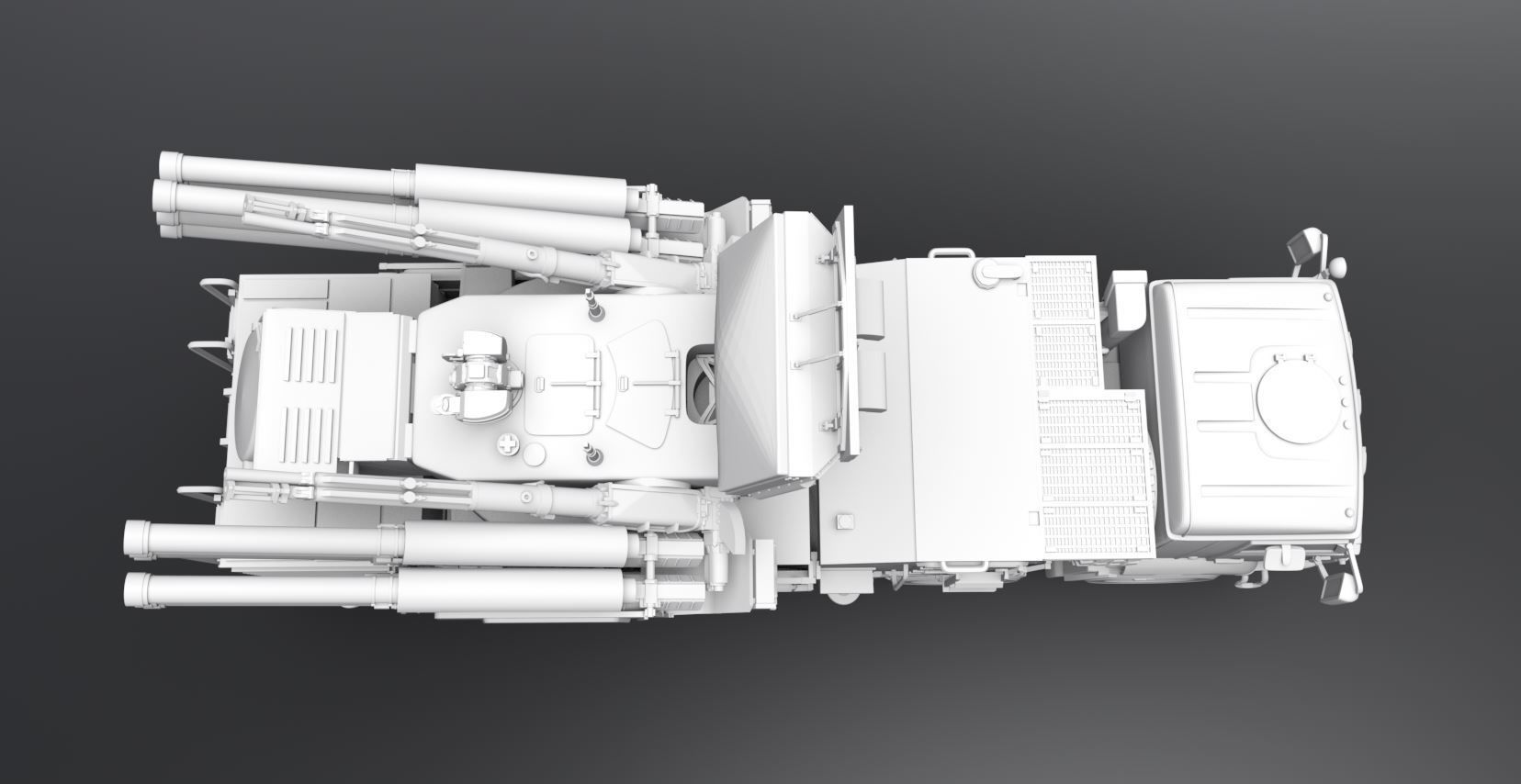 Pantsir S1 Scale model  3D print model_3