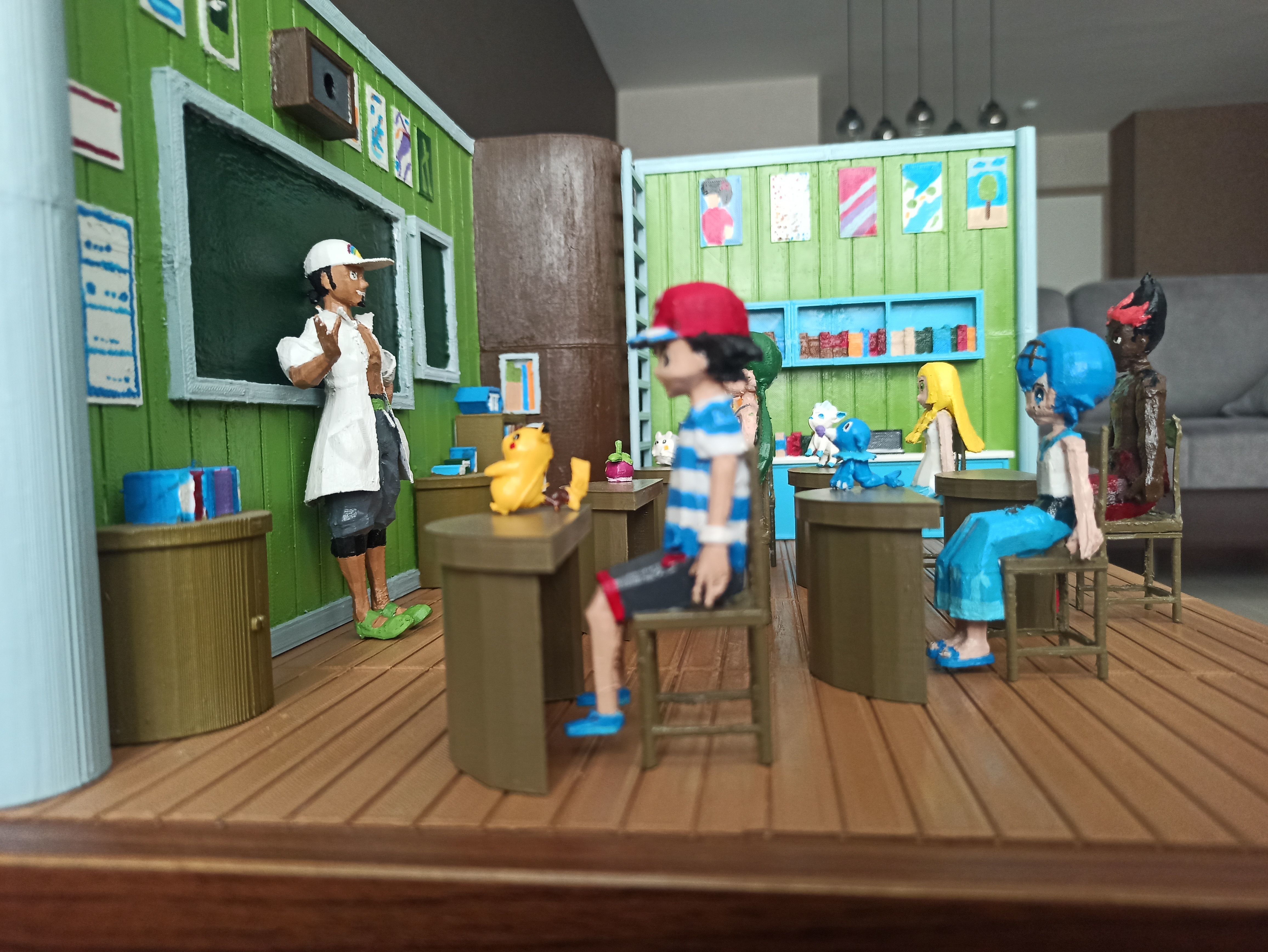 POKEMON SUN  MOON ALOLA SCHOOL 3D print model_2