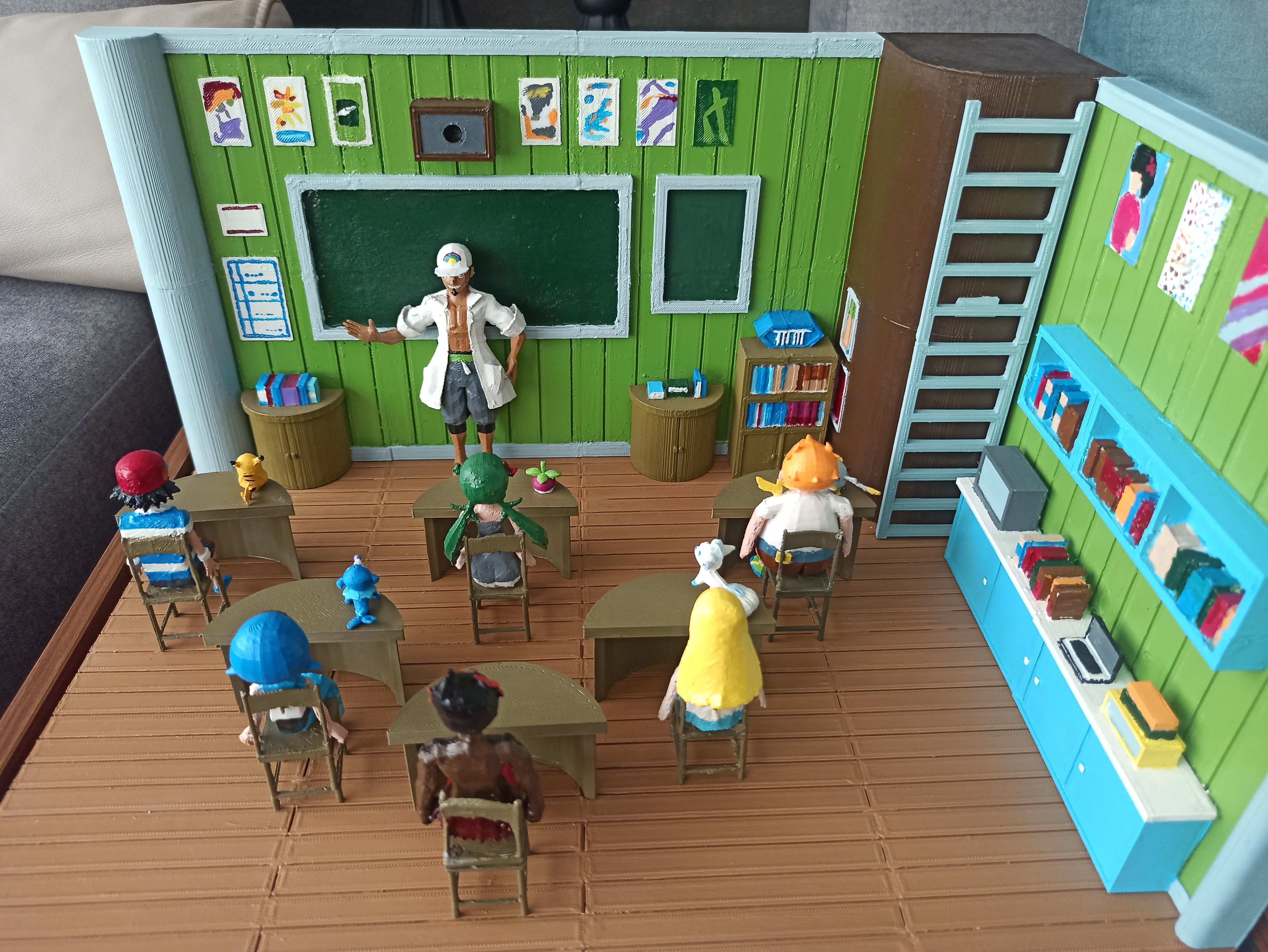 POKEMON SUN  MOON ALOLA SCHOOL 3D print model_9