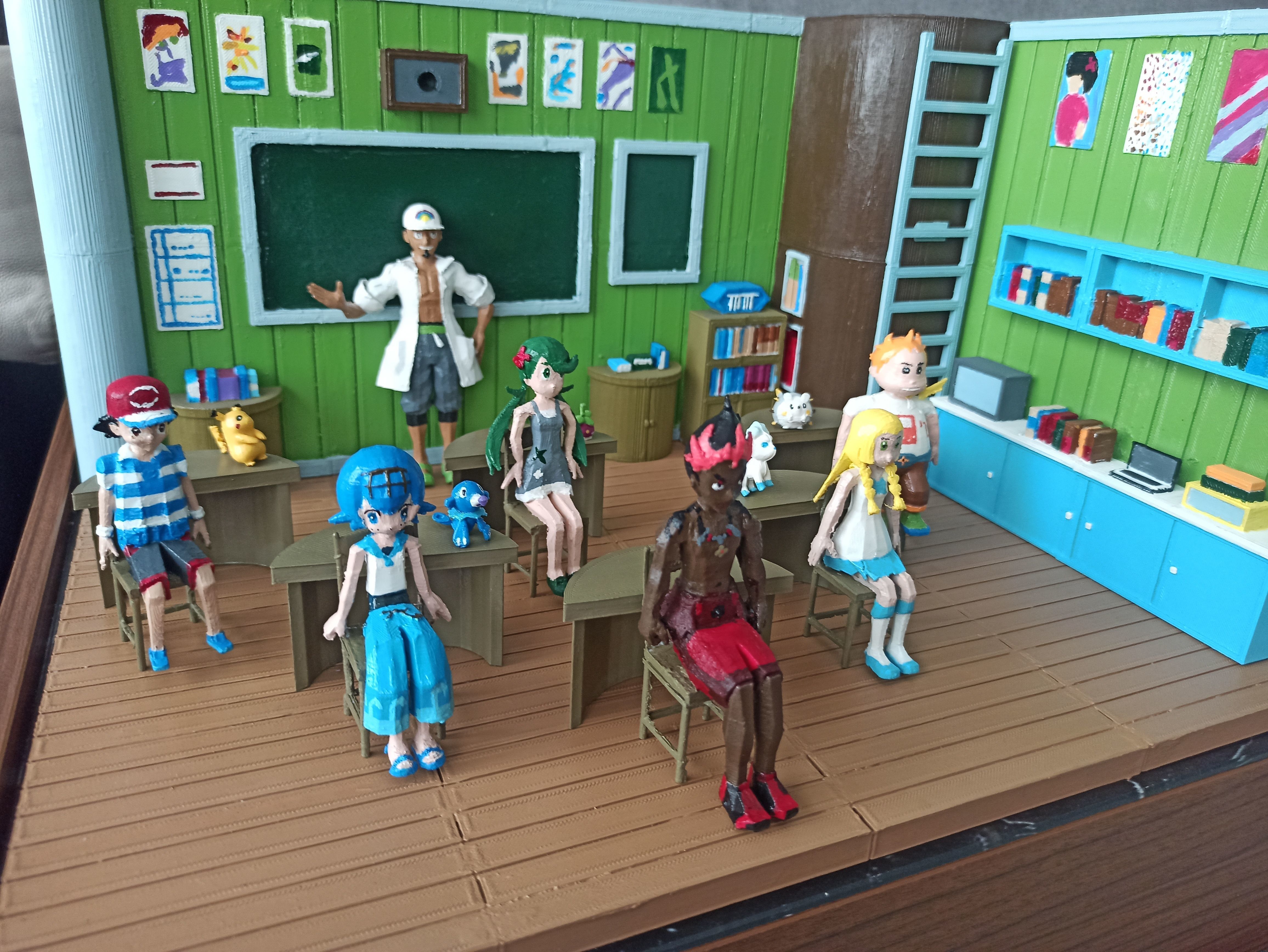 POKEMON SUN  MOON ALOLA SCHOOL 3D print model_10
