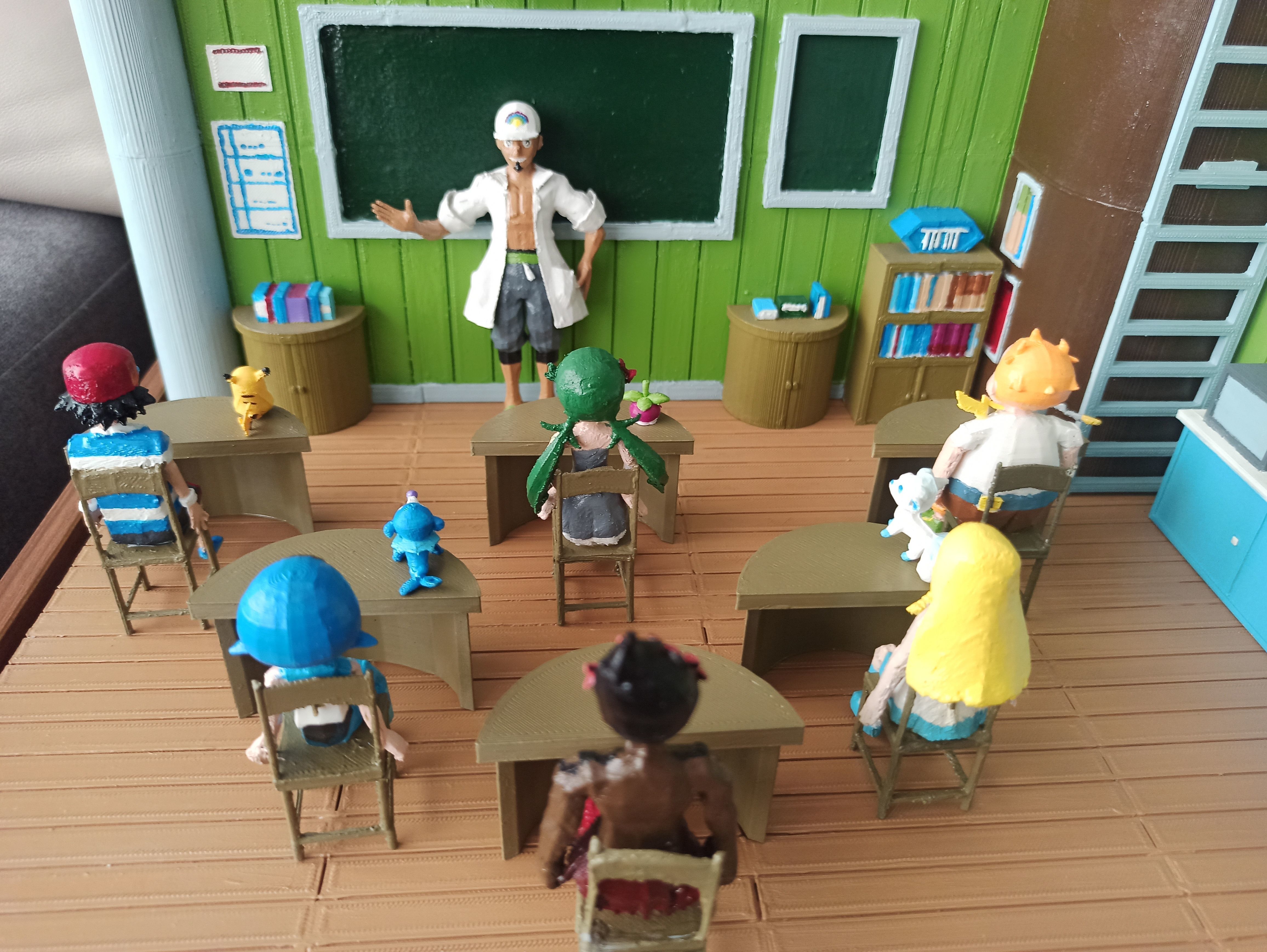 POKEMON SUN  MOON ALOLA SCHOOL 3D print model_3