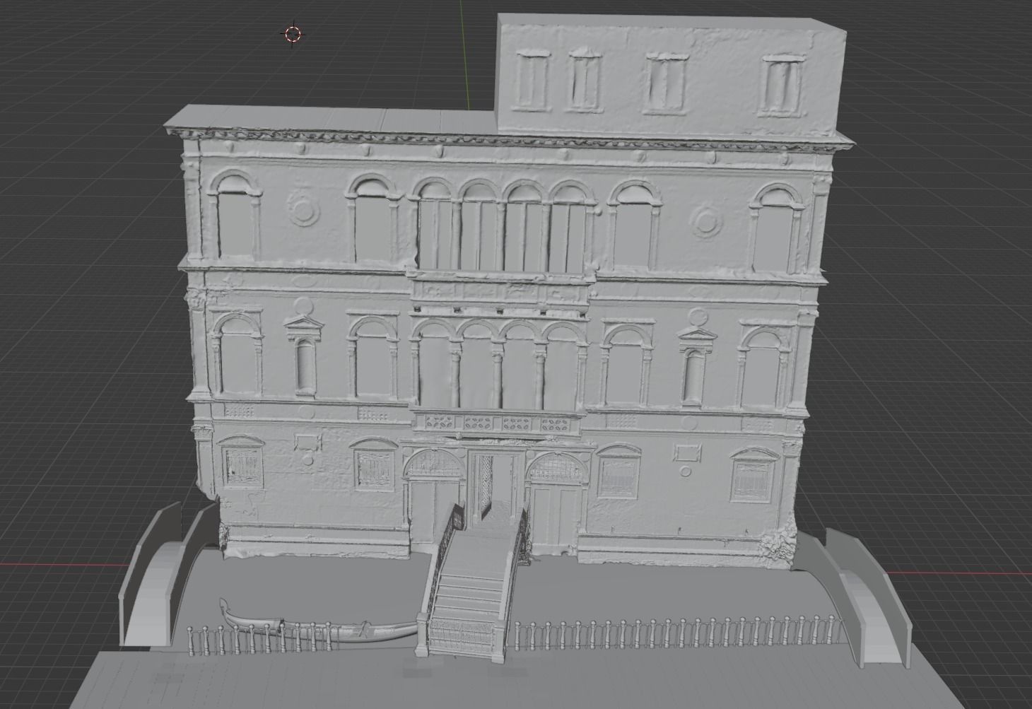 Palazzo Malipiero-Trevisan Venice Building 3D model_5