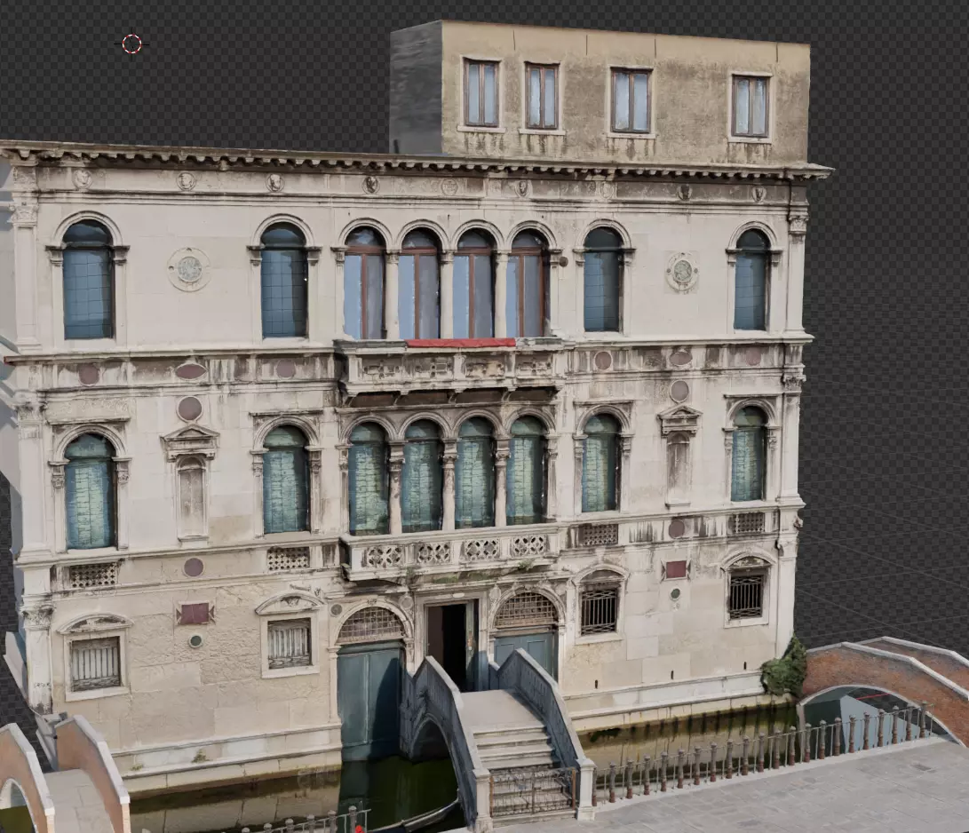 Palazzo Malipiero-Trevisan Venice Building 3D model_0