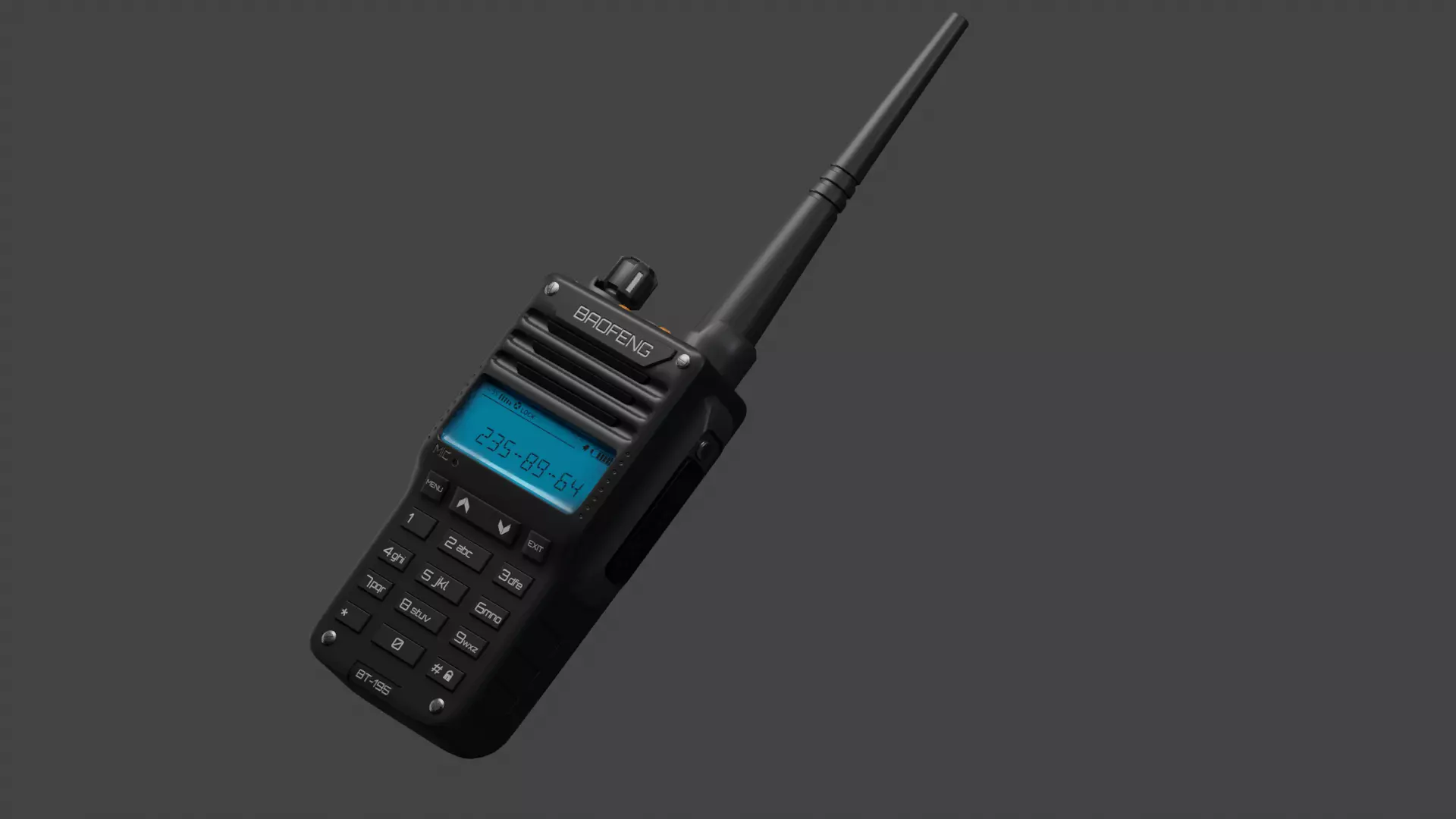 Walkie Talkie 3D Model Low-poly 3D model_0