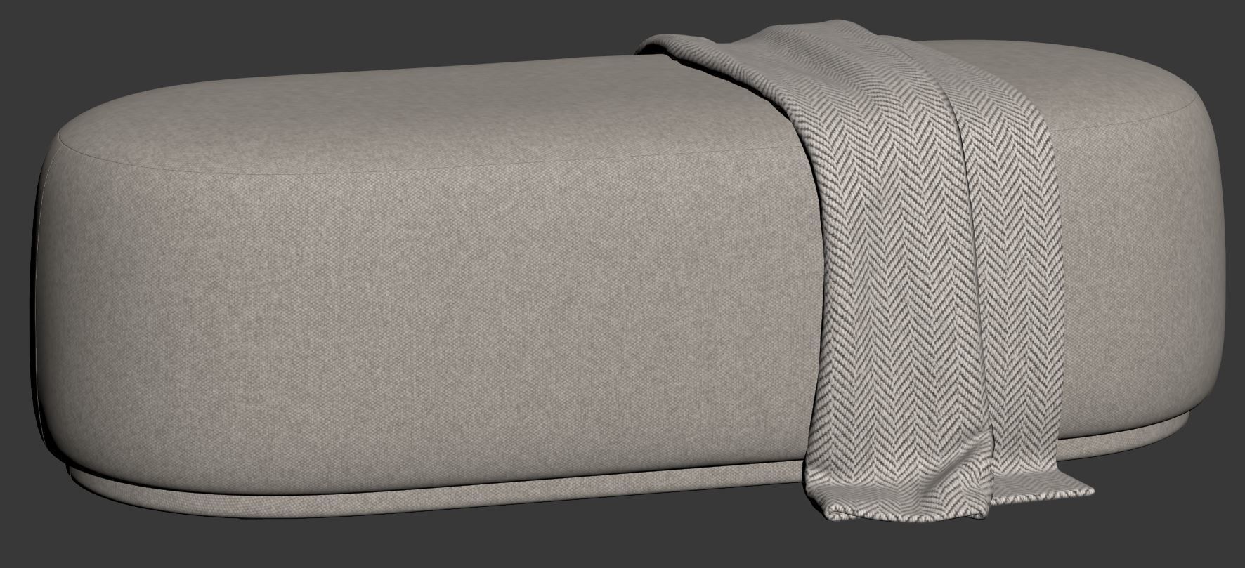 Stock Helsinki Bench 3D model_22