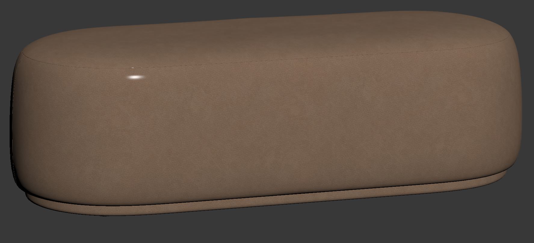 Stock Helsinki Bench 3D model_23