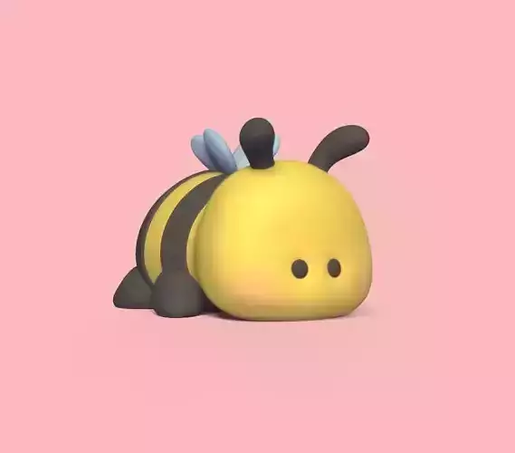 Bee Small Eyes 3D print model