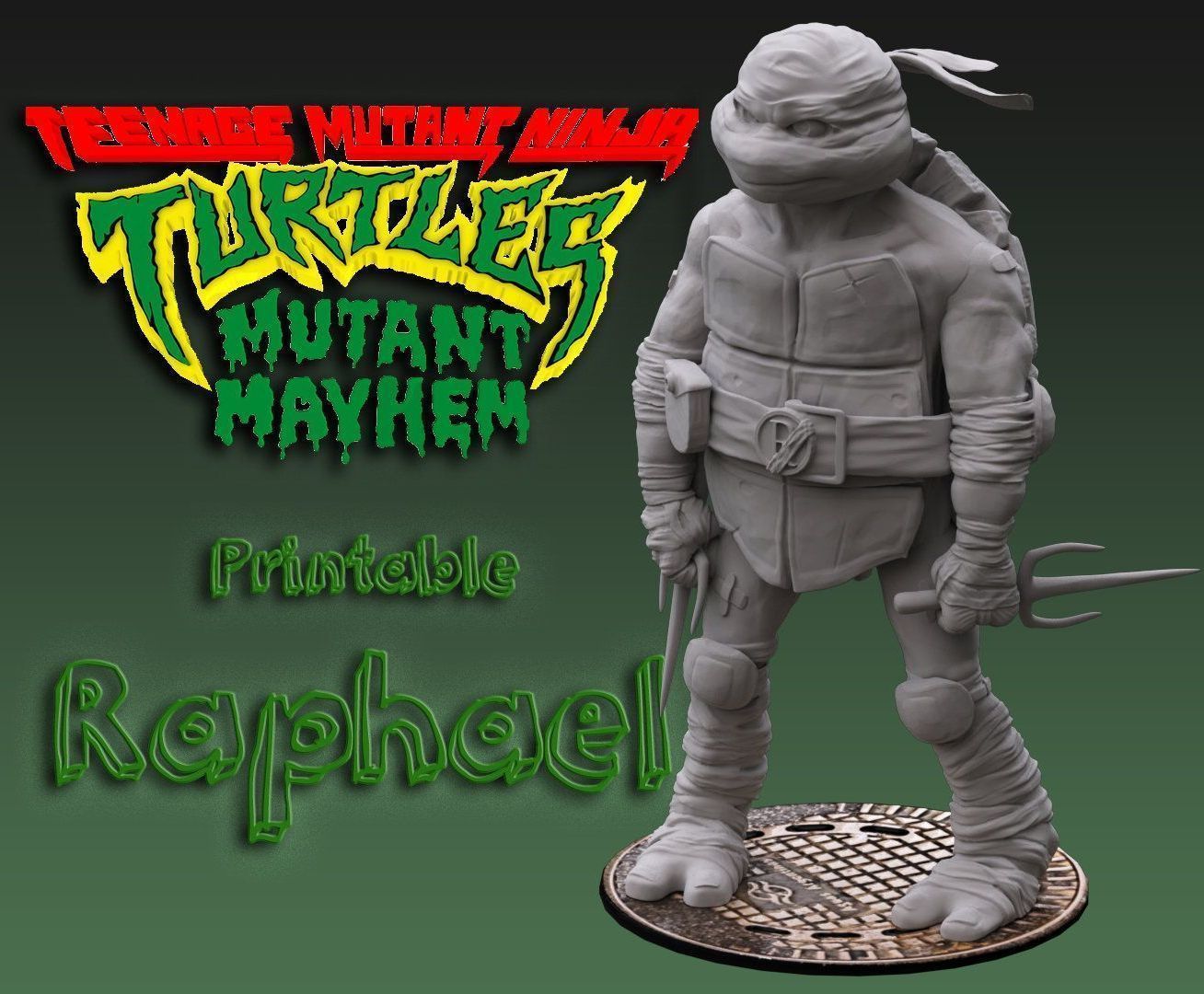 TMNT Mutant Mayhem figures Fan Art 3D print model_7