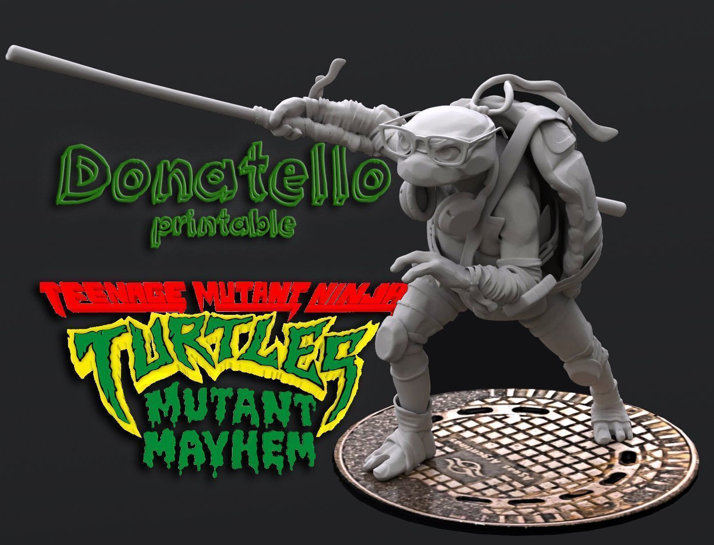 TMNT Mutant Mayhem figures Fan Art 3D print model_10