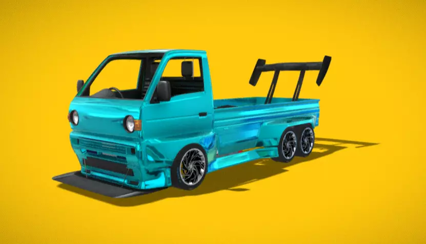 suzuki carry 6x6 Free low-poly 3D model