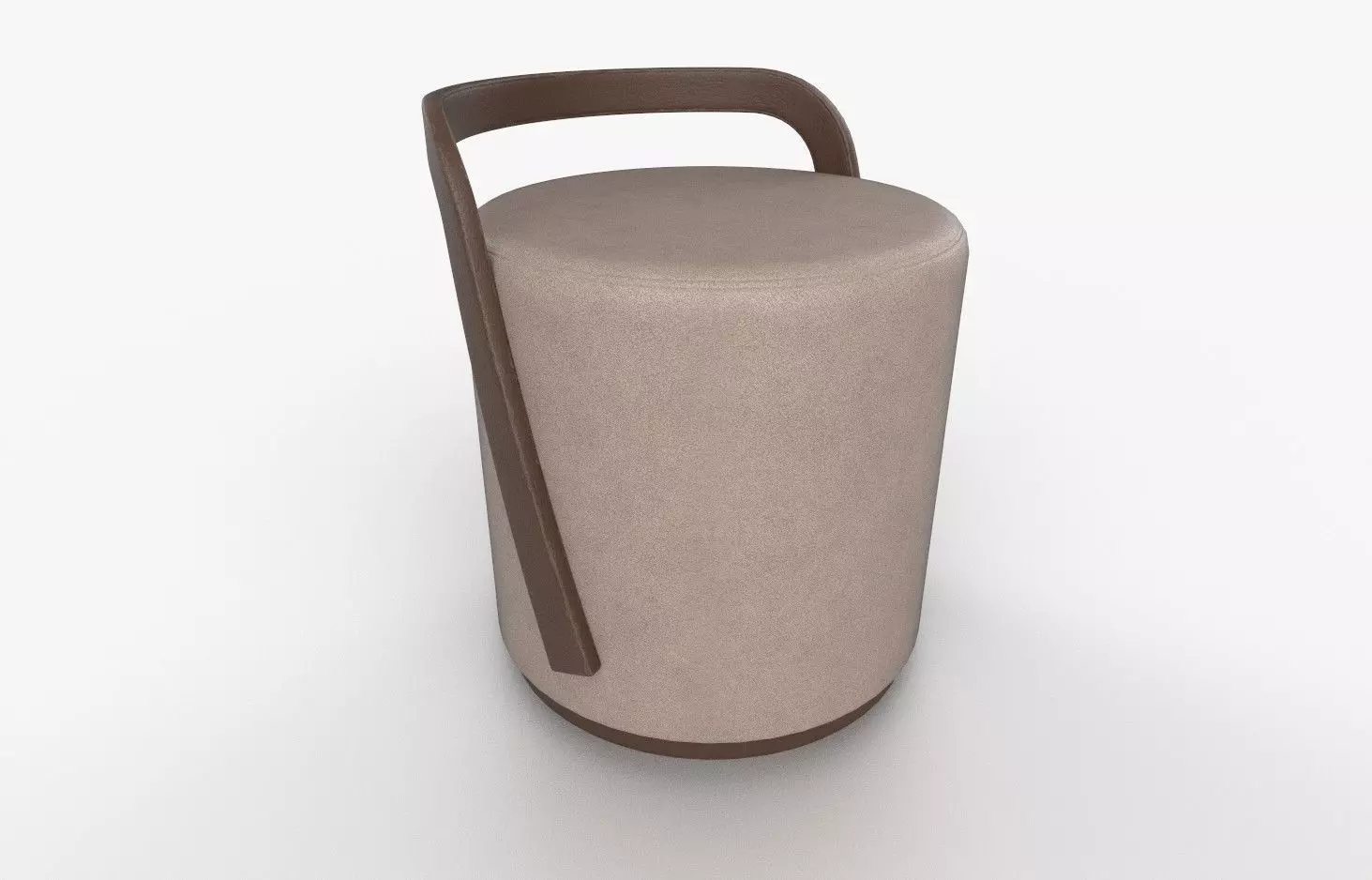 Pouf M08 Low-poly 3D model_0