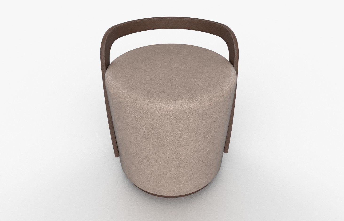 Pouf M08 Low-poly 3D model_2