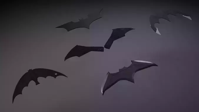 Batarang Collection 3D model